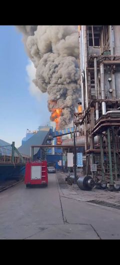常州一工廠發生火災,所幸無人員傷亡