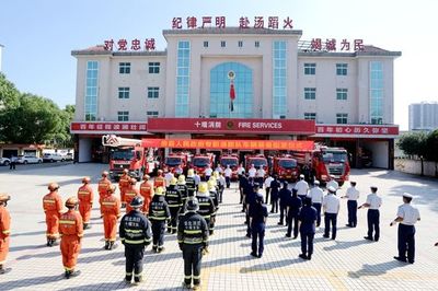 房縣消防救援大隊:為5個鄉鎮配發新消防車輛裝備
